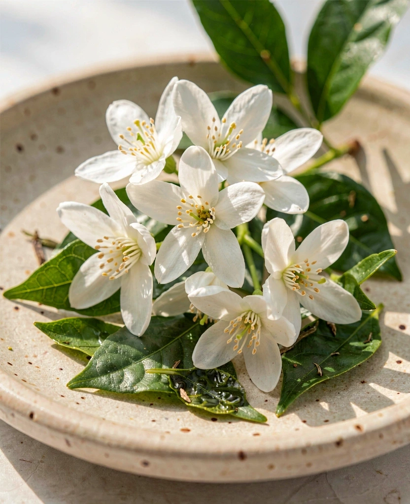 Botanical elements represent Nuva Wellness